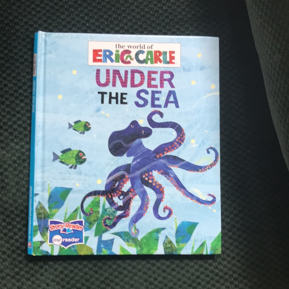 Under the sea children’s hard back book by Eric Carle